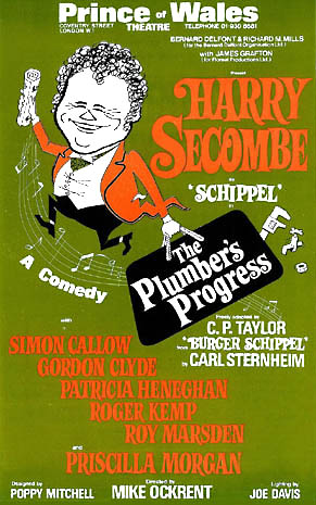 The Poumber's Progress theatre poster - Prince of Wales Theatre