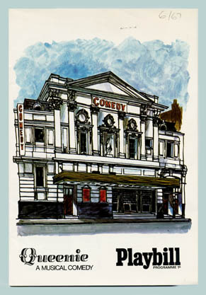 Queenie theatre poster - Comedy Theatre