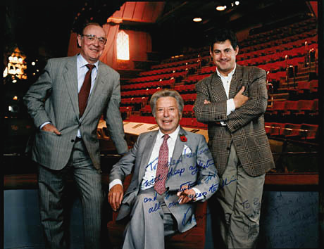 Richard Mills, Bernard Delfont, Cameron MacKintosh