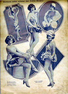Kitty Keeley in the Folies Bergere